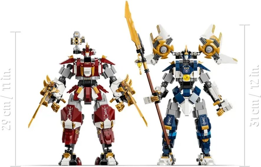 Конструктор LEGO Конструктор Lego Ninjago Парные роботы-титаны 71870, деталей 1707 шт купить,NaN