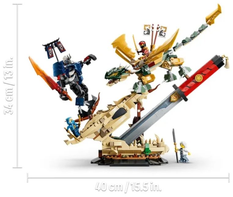 Конструктор LEGO Конструктор LEGO Ninjago Ниндзяго Битва у Клинка Дракона 71871, деталей 1016 шт купить,NaN