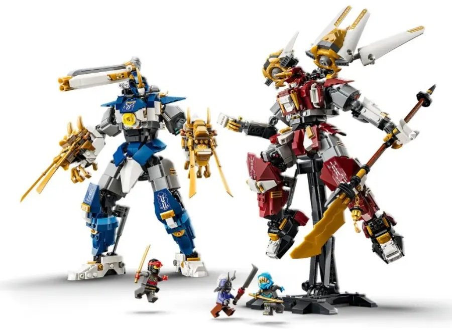 Конструктор LEGO Конструктор Lego Ninjago Парные роботы-титаны 71870, деталей 1707 шт купить,NaN