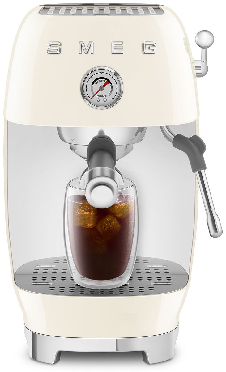 Кофемашина Smeg ECF03CREU бежевый купить,NaN