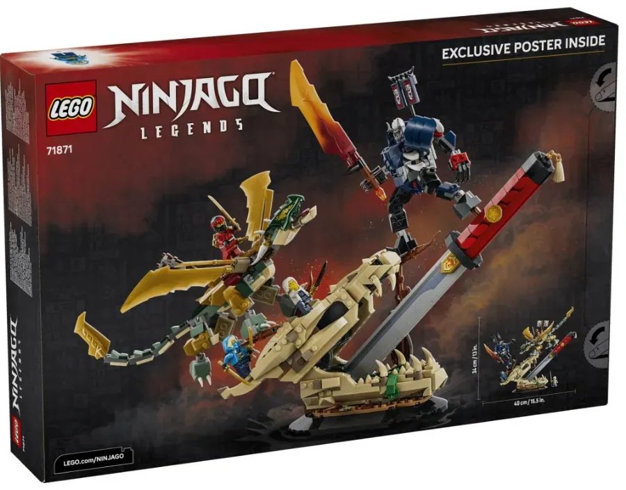 Конструктор LEGO Конструктор LEGO Ninjago Ниндзяго Битва у Клинка Дракона 71871, деталей 1016 шт купить,NaN