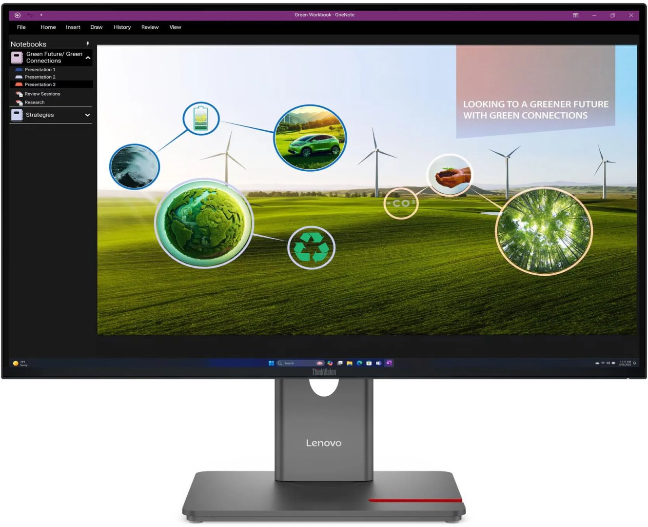 Монитор 27" Lenovo 64A7GAT6EU серый купить,248540