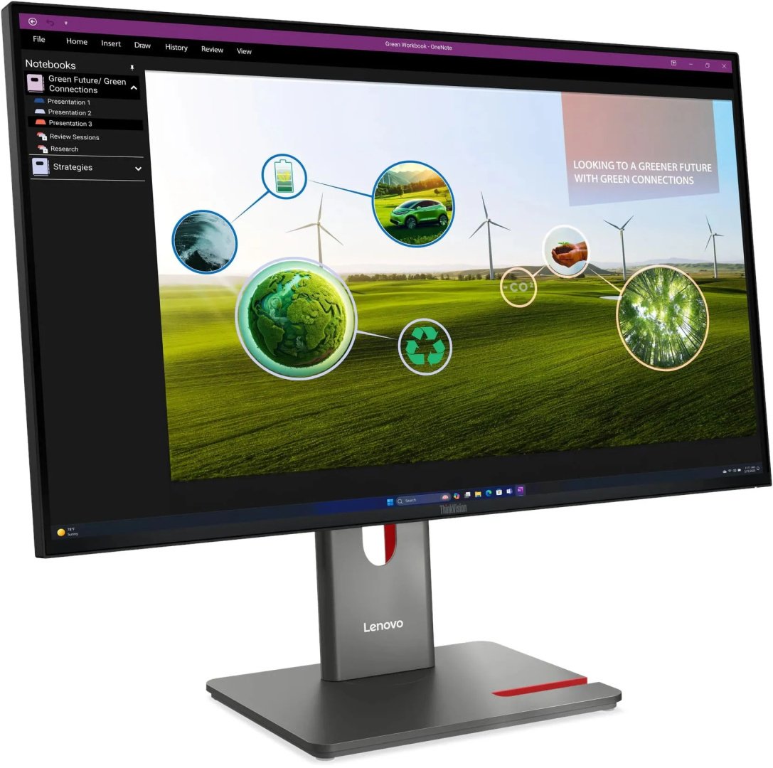 Монитор 27" Lenovo 64A7GAT6EU серый купить,248540
