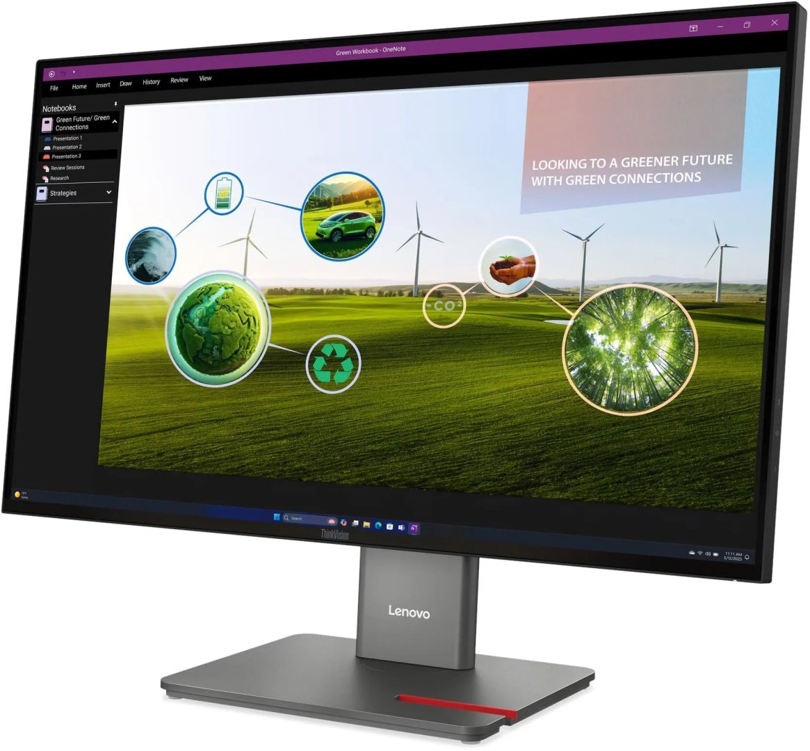 Монитор 27" Lenovo 64A7GAT6EU серый купить,248540
