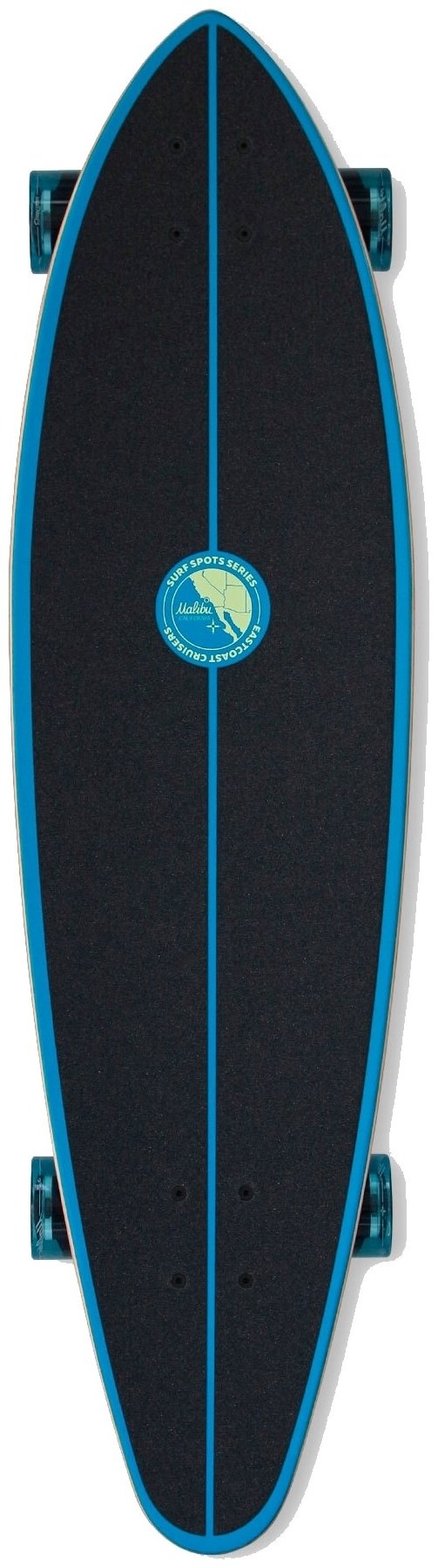 Лонгборд Eastcoast Malibu голубой 37