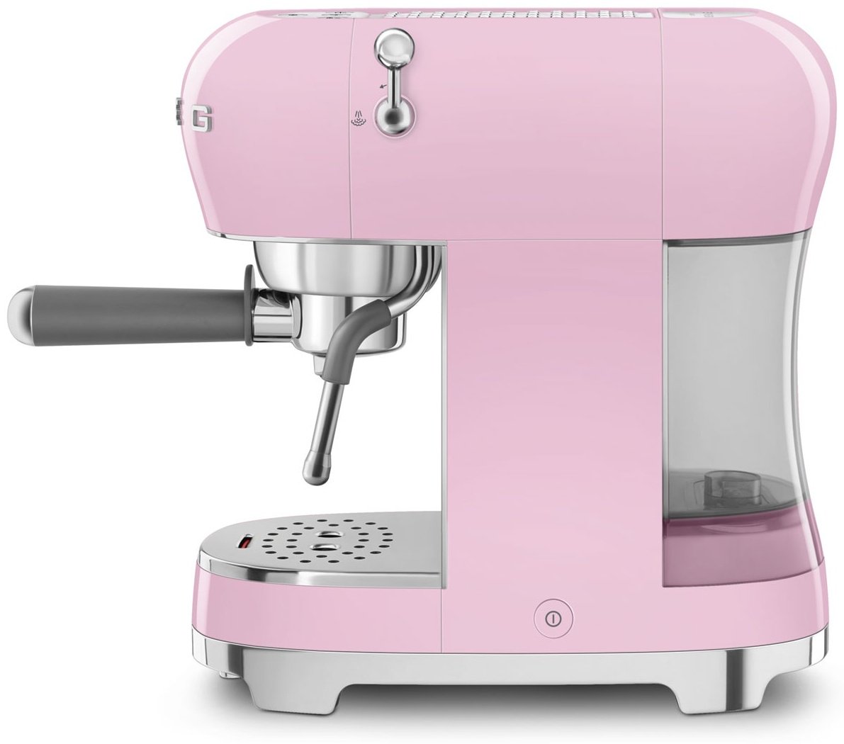 Кофемашина Smeg ECF02PKEU розовый купить,NaN