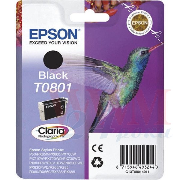 Картридж Epson C13T08014011 черный купить,NaN