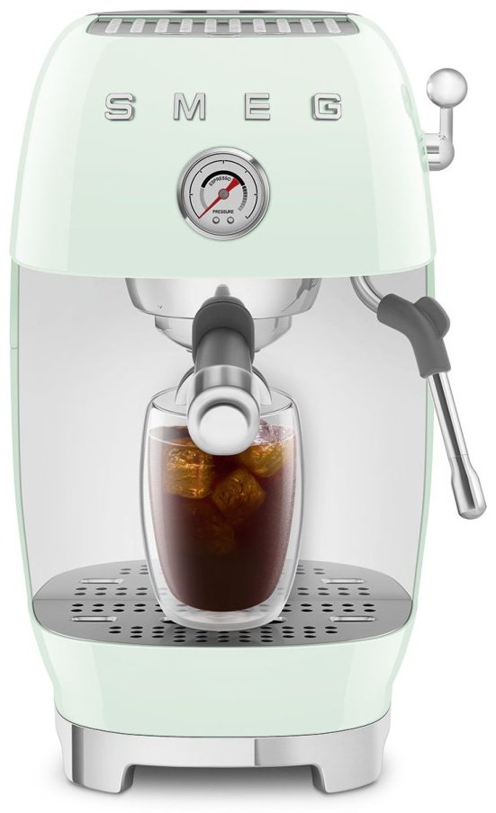 Кофемашина Smeg ECF03PGEU светло-зеленый купить,NaN