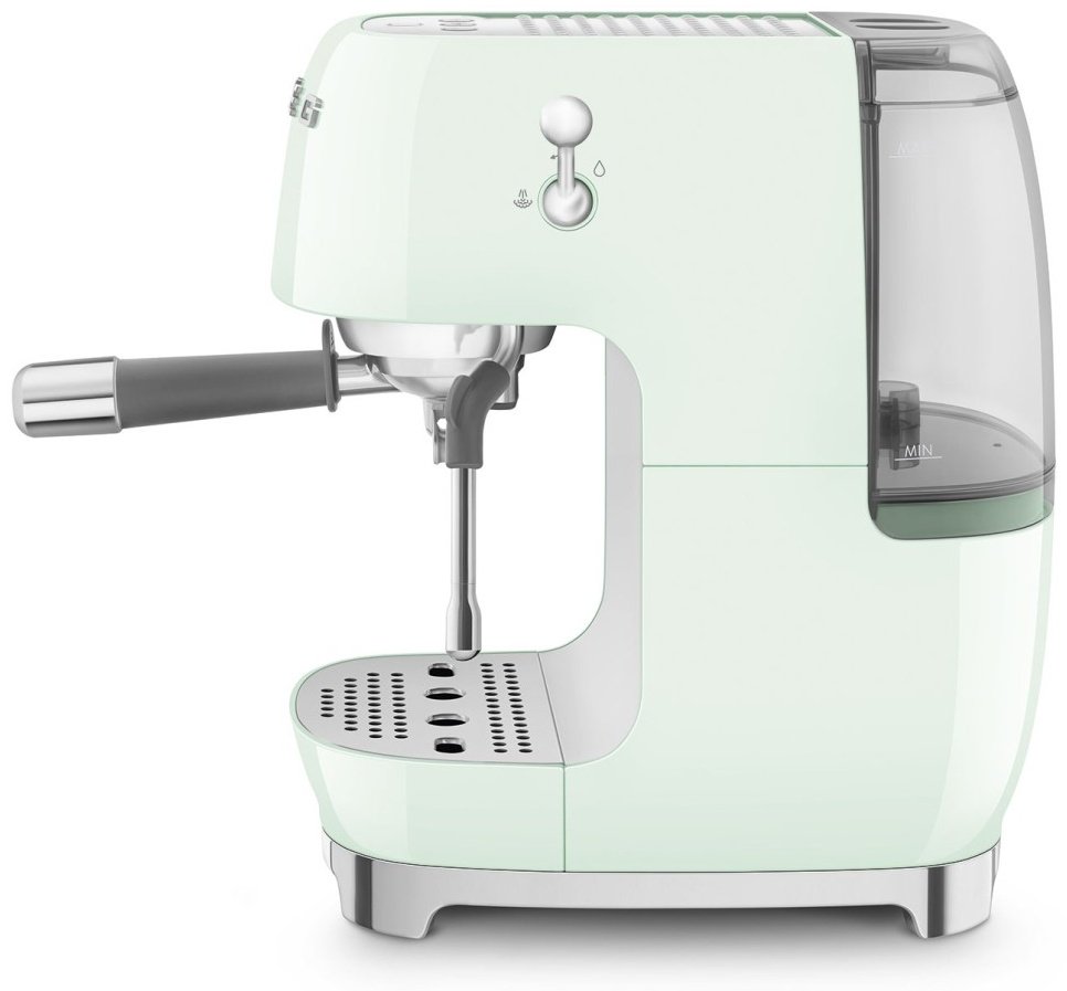 Кофемашина Smeg ECF03PGEU светло-зеленый купить,NaN