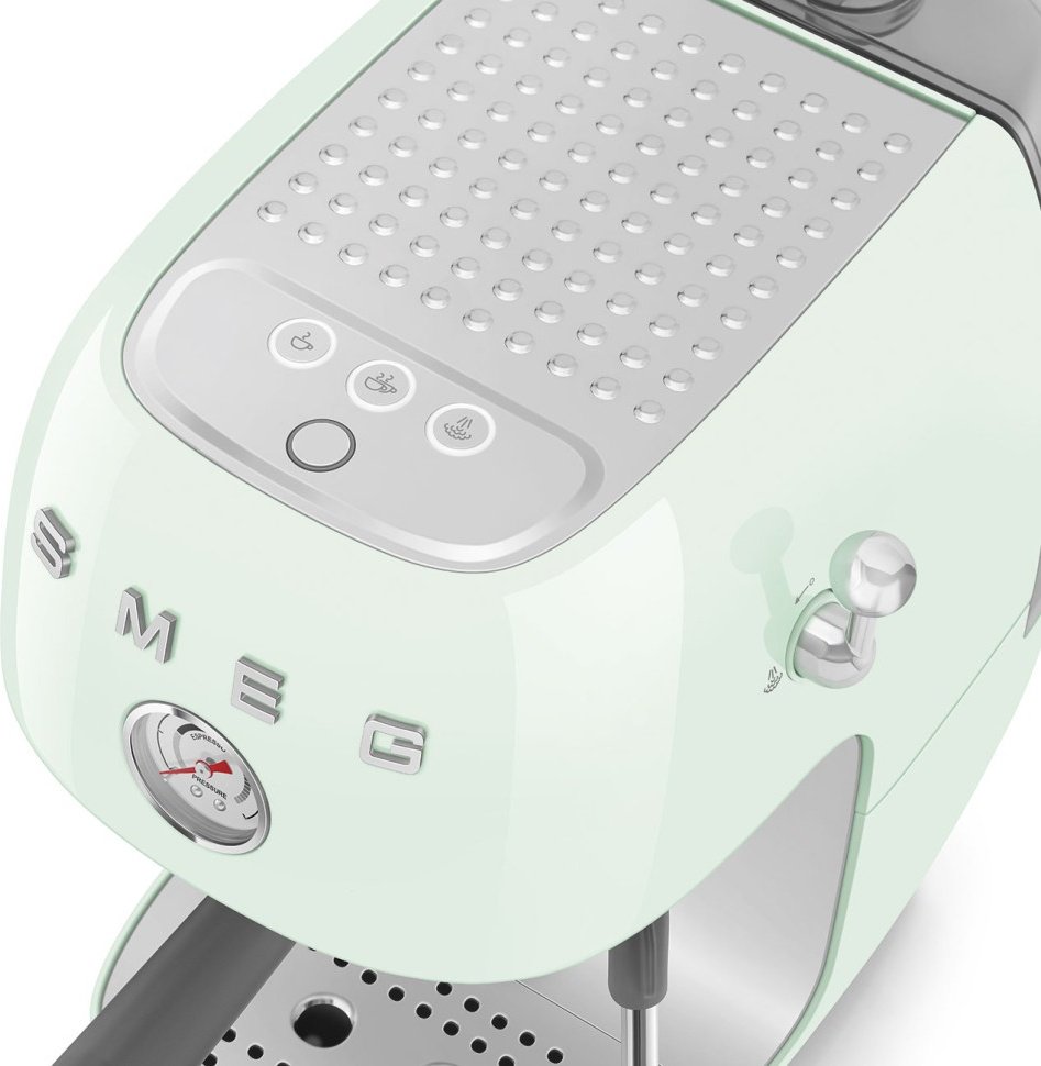 Кофемашина Smeg ECF03PGEU светло-зеленый купить,NaN