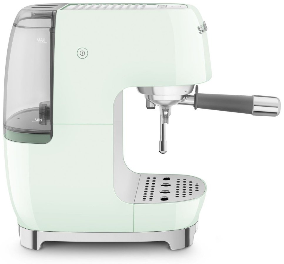 Кофемашина Smeg ECF03PGEU светло-зеленый купить,NaN
