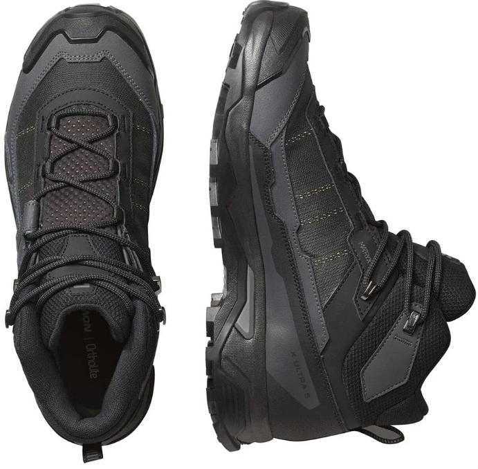 Кроссовки Salomon X Ultra 5 Mid Gtx черные 7 40 2/3  купить,NaN