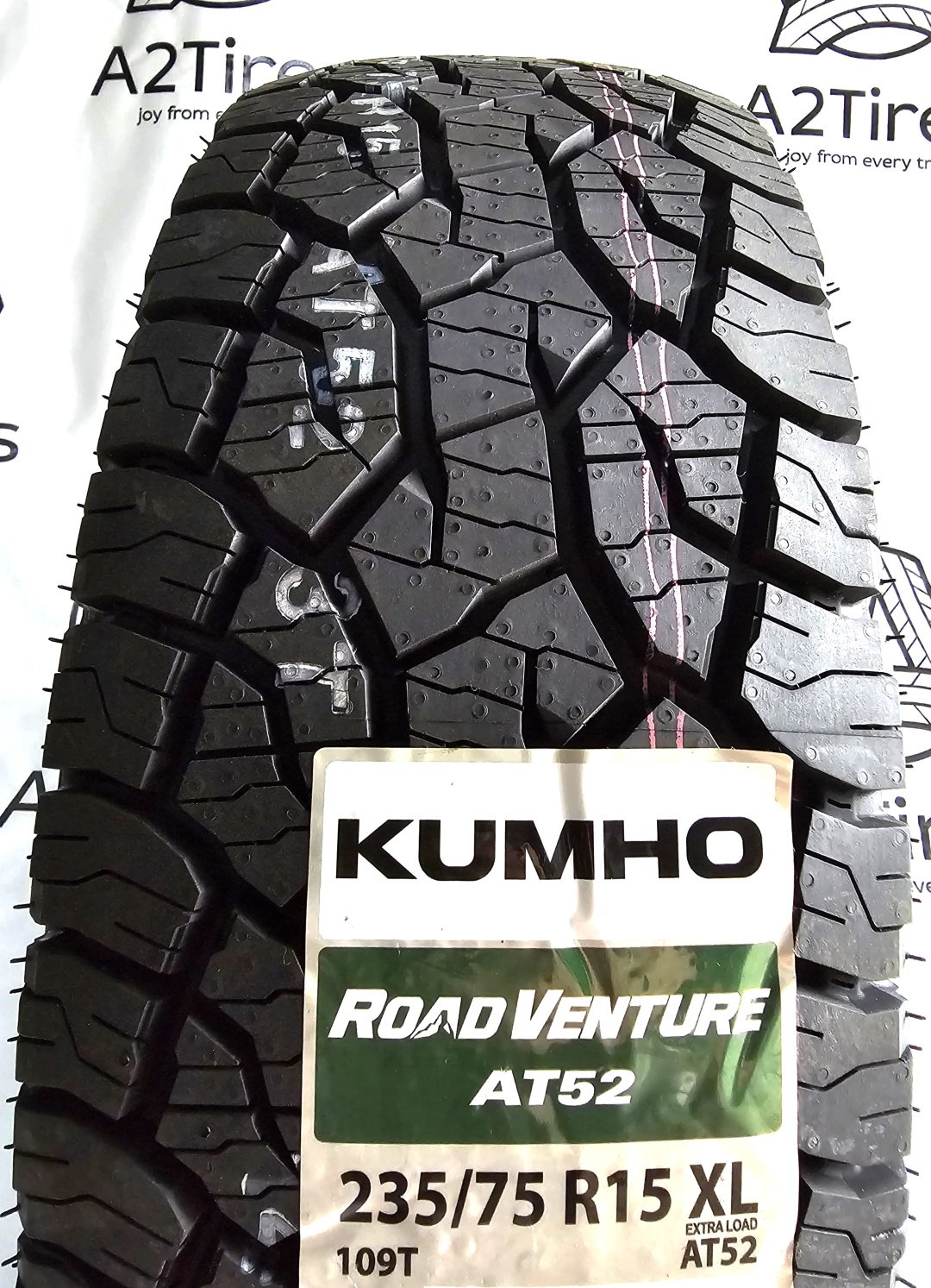 Kumho AT52 235/75 R15 109T купить,NaN