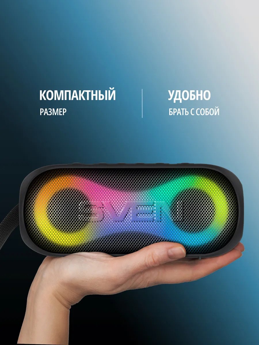 Портативная колонка SVEN PS-165 черный купить,NaN