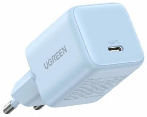 Зарядное устройство Ugreen X513 USB Type-C 30 Вт голубой купить,NaN