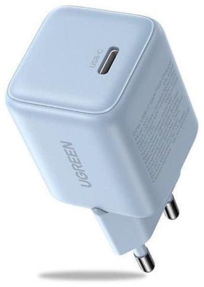 Зарядное устройство Ugreen X513 USB Type-C 30 Вт голубой купить,NaN