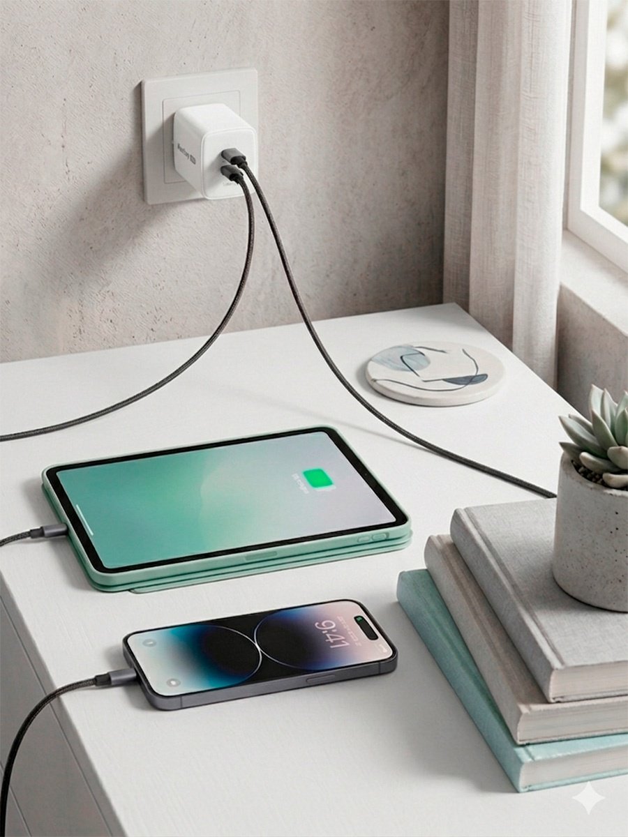 Зарядное устройство HuntKey G35 Pro USB Type-C 35 Вт белый купить,NaN