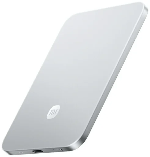 Портативный внешний аккумулятор Xiaomi UltraThin Magnetic Power Bank 5000 15W GL Glacier Silver