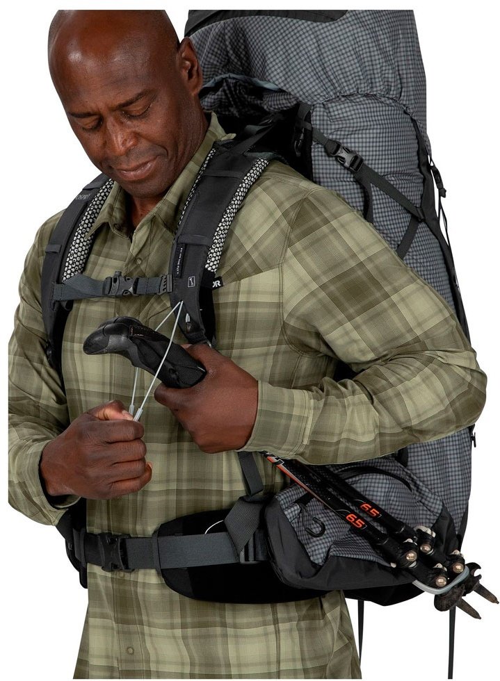Рюкзак Osprey рюкзак Aether Pro 75 S-M silver треккинговый 75 серый купить,NaN