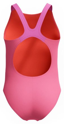 Слитный купальник Speedo розовый, оранжевый