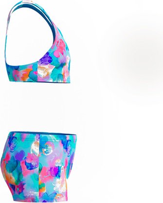 Слитный купальник Speedo розовый, светло-синий
