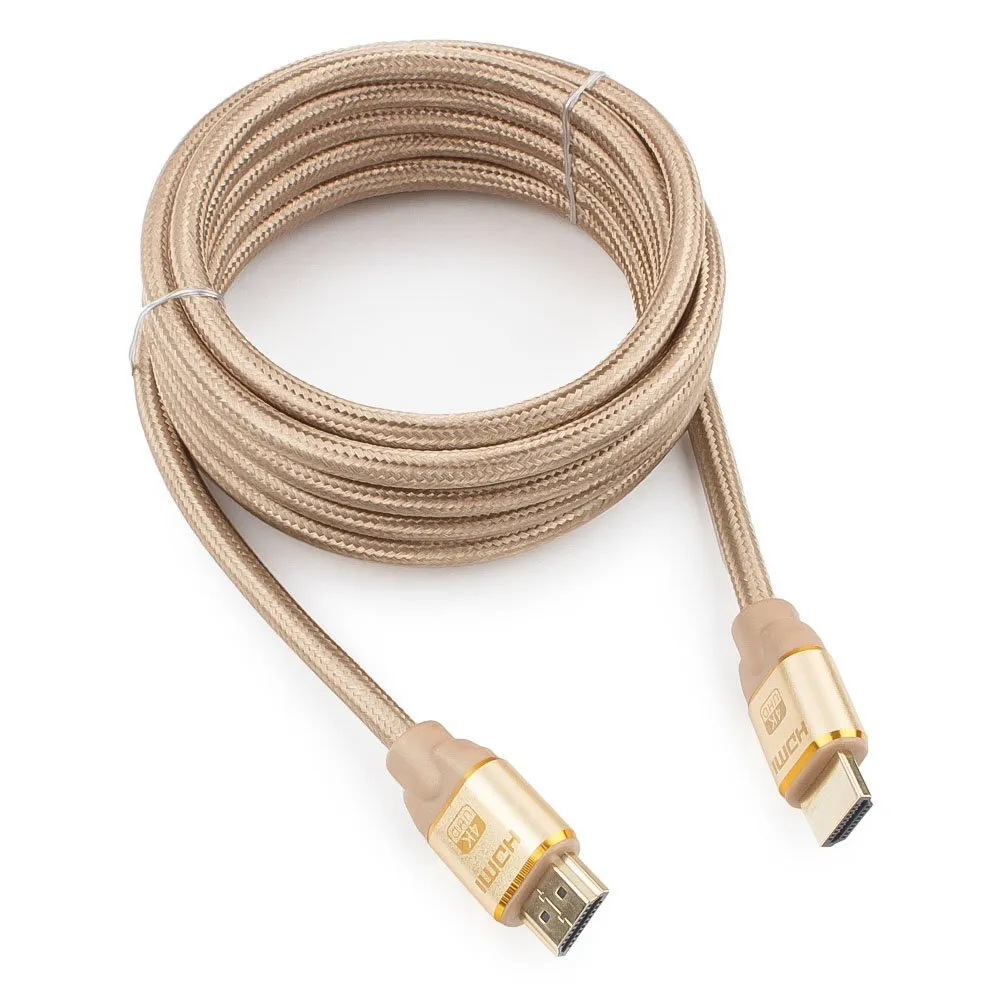 Кабель Cablexpert CC-G-HDMI03-3M 3м золотистый