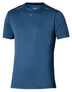 Футболка Mizuno темно-синий купить,NaN