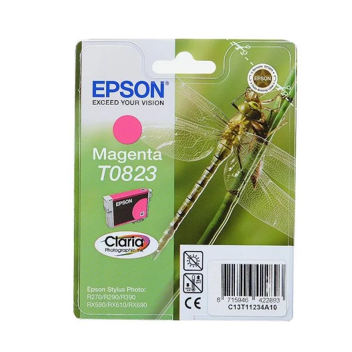 Картридж Epson C13T11234A10 пурпурный купить,NaN