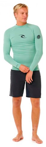Рашгард Rip Curl зеленый купить,15900