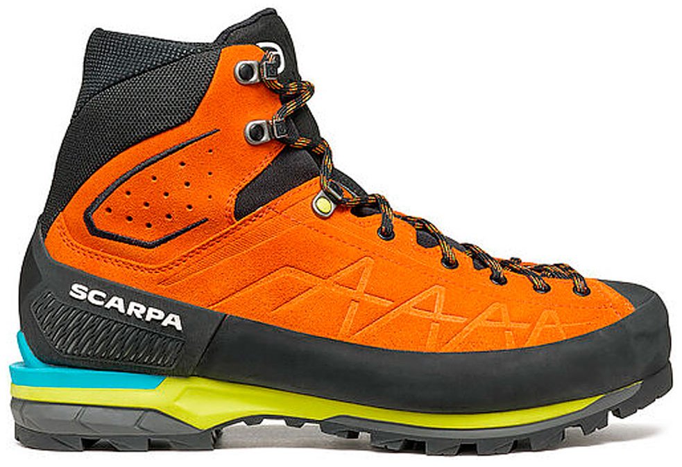 Ботинки SCARPA черный, салатовый