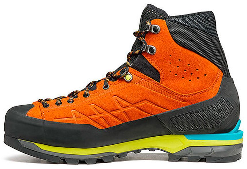 Ботинки SCARPA черный, салатовый