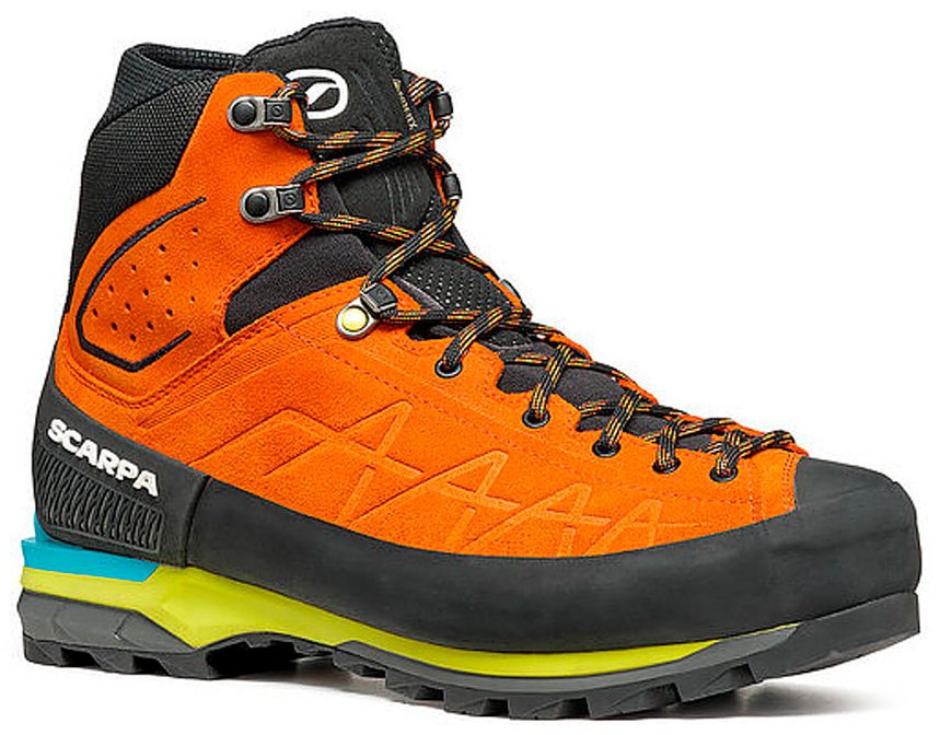 Ботинки SCARPA черный, салатовый