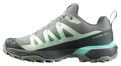 Кроссовки Salomon X Ultra 360 бирюзовый, зеленый, серый купить,NaN