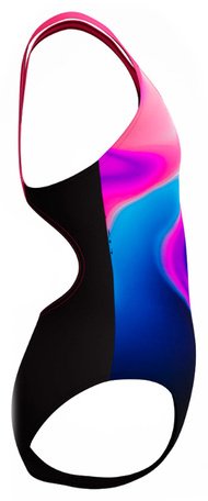 Слитный купальник Speedo черный, темно-розовый купить,NaN