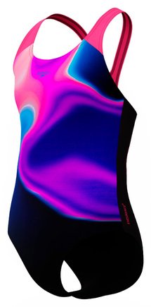Слитный купальник Speedo черный, темно-розовый купить,NaN