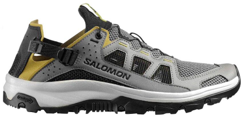 Кроссовки Salomon серый, хаки, черный купить,NaN