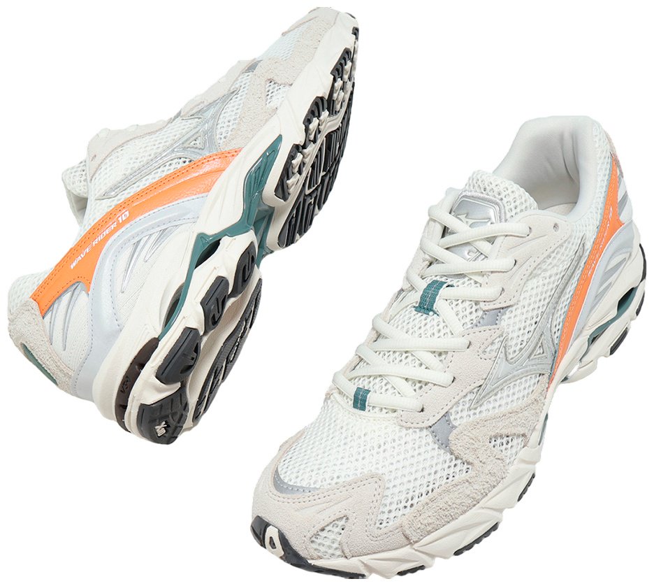 Кроссовки Mizuno Wave Rider 10 белый купить,NaN