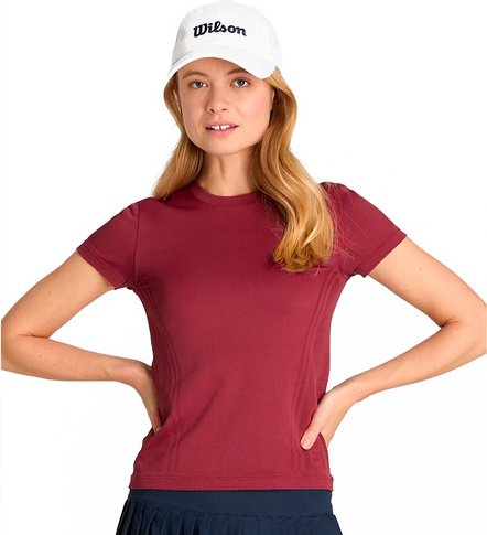 Футболка Wilson бордовый купить,37900