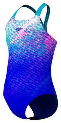 Слитный купальник Speedo синий, розовый