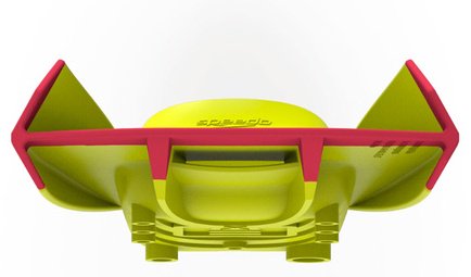 Ласты Speedo DMC Repellor с закрытой пяткой желтый, красный 37