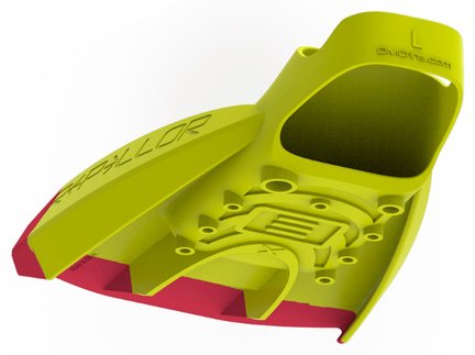 Ласты Speedo DMC Repellor с закрытой пяткой желтый, красный 37