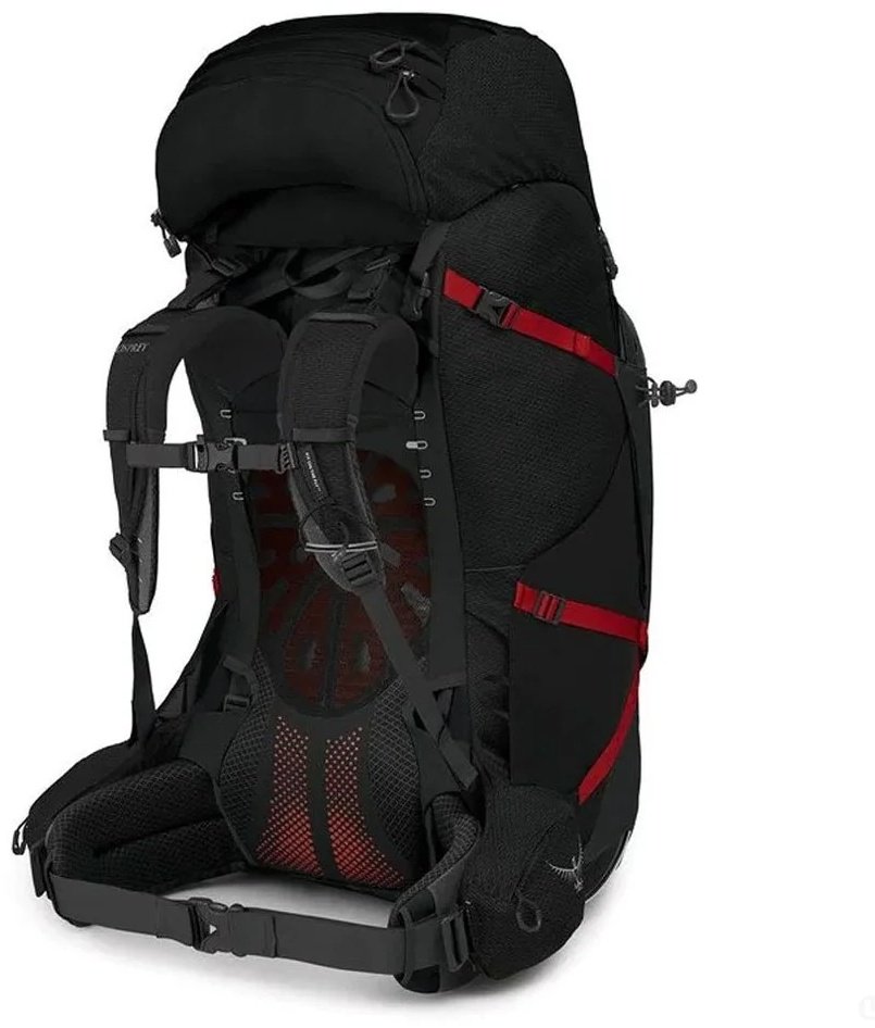 Рюкзак Osprey Aether Plus 85, 10002892 для альпинизма 83 черный