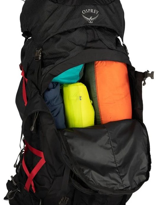 Рюкзак Osprey Aether Plus 100 10002889 треккинговый 100 черный купить,NaN