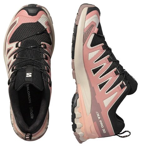 Кроссовки Salomon Xa Pro 3D V9 бордовый, коричневый, черный купить,89900