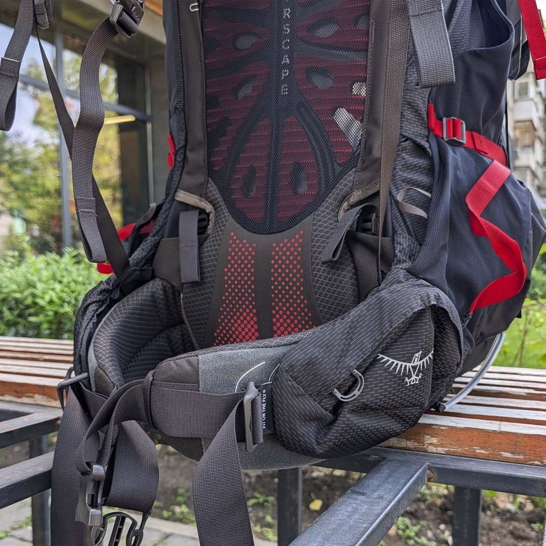 Рюкзак Osprey Aether Plus 100 10002889 треккинговый 100 черный купить,NaN