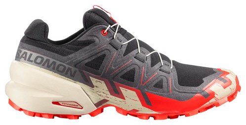Кроссовки Salomon Speedcross 6 красный, черный, молочный купить,89900