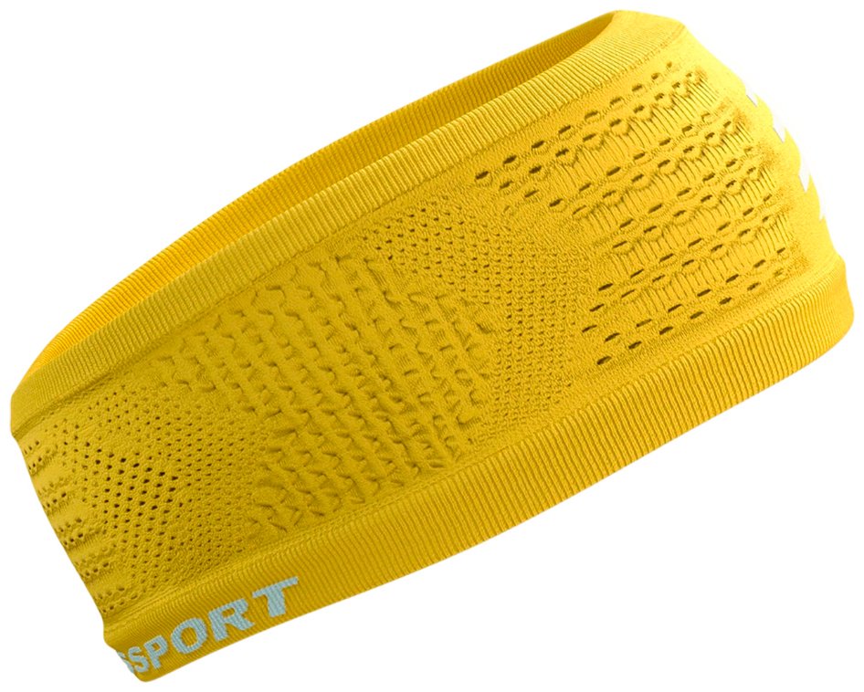 Повязка Compressport размер универсальный, желтый