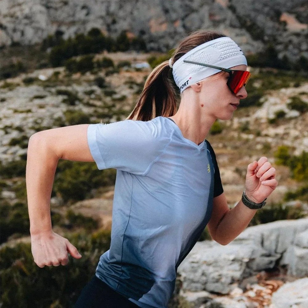 Compressport Headband XBNU390-0002 белый купить,8900