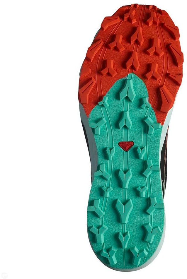 Кроссовки Salomon Salomon Thundercross зеленый, красный, черный купить,78900