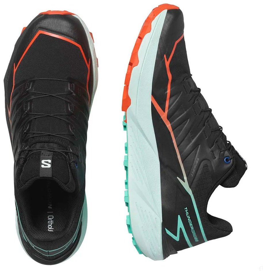 Кроссовки Salomon Salomon Thundercross зеленый, красный, черный купить,78900